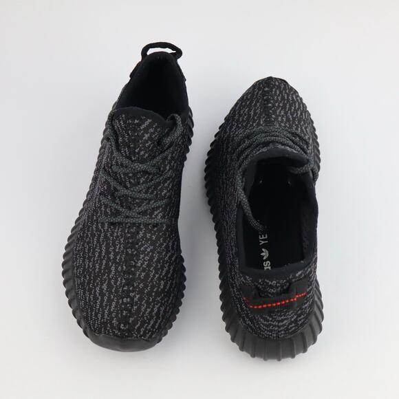 Adidas x Yeezy Boost 350 Pirate Size 8 Black Knit Fabric Low Top Sneakers main image 7